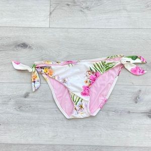 tropical print bikini bottoms